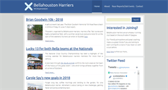 Desktop Screenshot of bellahoustonharriers.co.uk
