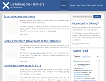 Tablet Screenshot of bellahoustonharriers.co.uk
